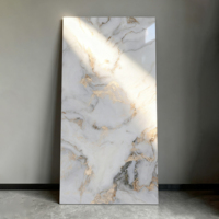 Bon prix, dalle de marbre blanc Calacatta Gold chinois 600x1200mm 60x120, poli brillant, carrelage de sol vitrifié pour maison