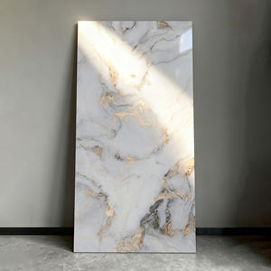 Buon prezzo casa cinese 600x1200mm 60x120 bianco Calacatta oro lastra <span class=keywords><strong>di</strong></span> <span class=keywords><strong>marmo</strong></span> lucido lucido vetrificato piastrelle per pavimento della casa - Product Image 4
