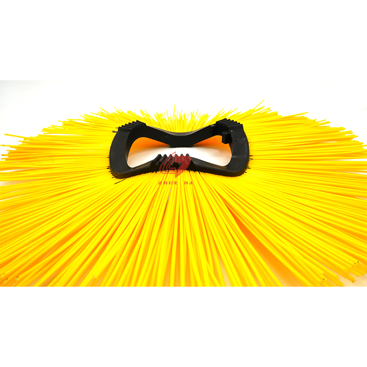 Customized Plastic Material Street Sweeper Brush For Road Cleaning