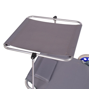 Chaise longue <span class=keywords><strong>de</strong></span> plage pliante en aluminium <span class=keywords><strong>de</strong></span> Style moderne léger avec roues <span class=keywords><strong>de</strong></span> parasol coussin imperméable pour Hall <span class=keywords><strong>de</strong></span> chambre à coucher - Product Image 5