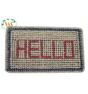 พรมหญ้าทะเลดิบ  ใยธรรมชาติ  แผ่นรองพื้น  ลายสัตว์ทันสมัย  เป็นมิตรกับสิ่งแวดล้อม  งานแฮนด์เมด  ตกแต่งภายใน  ส่งออก - Product Image 4