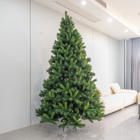 Superbe Arbre de Noël Artificiel en PVC pour Intérieur et Extérieur, Décoré, Réaliste, 180cm, 210cm, 240cm