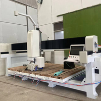 Machine de découpe à pont 4 axes ZEUS 4+2 avec caméra HD ou ventouse pour granit et marbre CNC, moteur haute puissance, personnalisable