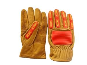 Unzerstörbare schnitt feste Handschuhe aus Rindsleder XL-Größe Anti-Impact Anti-Vibration Anti-<span class=keywords><strong>Cut</strong></span> für mechanisches Hand bohren - Product Image 4