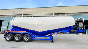 Remorque semi-remorque 3 essieux pour transport de ciment en vrac et de poudre sèche, capacité de 30 000 kg, vente directe usine, haute performance - Product Image 3