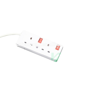 Regleta de extensión eléctrica tipo UK, enchufe con interruptor - Product Image 5