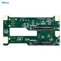 Backplane Personalizzato a Prezzo Conveniente MIWIN 12 Gb SAS SATA, Backplane a Connessione Diretta 3.5 Pollici per GPU 1U 2 Bay, Backplane per Hard Drive