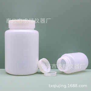 <b>Plastic</b> Reagent <b>Bottles</b> 30-2500ml Graduated With Inner Cap Cylindrical For Laboratory Use - Product Image 5