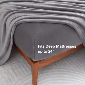 Drap plat de <span class=keywords><strong>lit</strong></span> en molleton de flanelle en velours pelucheux et moelleux pour l'hiver - Product Image 6