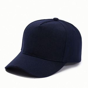 5 Panel <b>Plain</b> <b>Cap</b> Big Head Unisex Structured Golf Dad Adjustable Sport Cotton Baseball Hat - Product Image 4