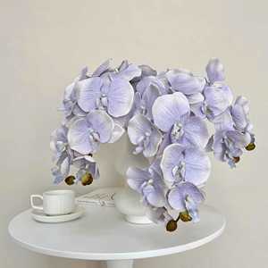 Orchidée Phalaenopsis artificielle Haiyi 30cm-100cm, fleur en soie, plante décorative pour la maison, les mariages et l'extérieur - Product Image 4