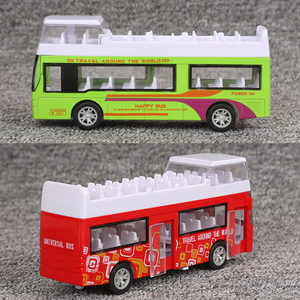 ร้อน Saling สองชั้น1/32ขนาด<span class=keywords><strong>รถ</strong></span>โมเดลรถของเล่น<span class=keywords><strong>2</strong></span>ประตูเปิด Pullback Diecast <span class=keywords><strong>รถ</strong></span><span class=keywords><strong>บัส</strong></span>รุ่น - Product Image 2