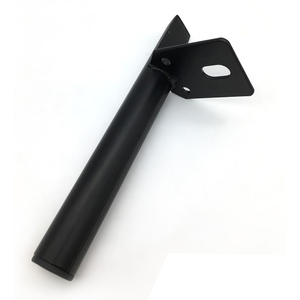 Suministro de fábrica 15cm Muebles de metal Sofá Pie Patas de gabinete de hierro negro - Product Image 5