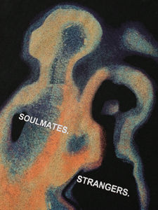 Camiseta negra con lavado ácido de estilo oscuro, oversize, corta, de manga corta, con estampado degradado, transpirable, para verano. - Product Image 6