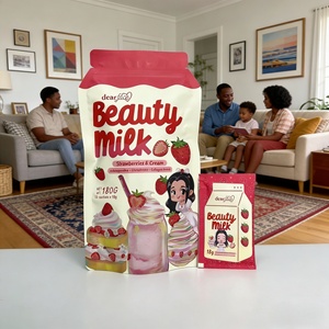 Suplemento Alimenticio Original de Glutatión en <span class=keywords><strong>Crema</strong></span> de Fresa, Leche de Belleza con Colágeno Japonés para el Rostro, Producto Popular en África - Product Image 1
