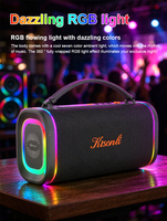Haut-parleur Bluetooth rechargeable avec éclairage LED RGB pour les fêtes, l'extérieur et le home cinéma