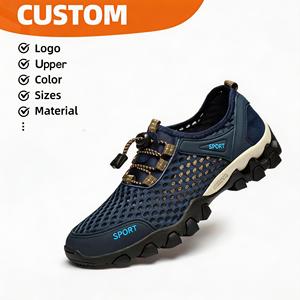 Elastic Drawstring Quick-release Buckle Design Large Mesh Breathable Upper <strong>Refreshing</strong> Breathable Functional Outdoor Casual <strong>Shoes</strong> - Product Image 5