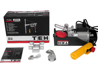 Palans électriques TEH TTL250 500W M1, 220V 50Hz, industriels, DIY, robustes, double câble, capacité de levage 250KG, garantie 1 an