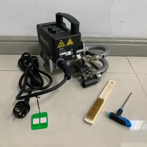 Mini máquina de solda, frete grátis weldy ge2 cunha mini soldador máquina de solda para soldagem geoadesivo largura overlap 100mm