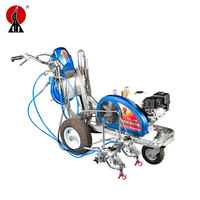 Machine de marquage routier LXD nouvelle génération à haute efficacité, pulvérisation à froid de plastique, poussée manuelle, pompe moteur 25L