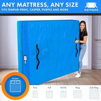 Sacs à matelas pour déménagement et stockage (Queen) – Fournitures de déménagement robustes avec 8 poignées solides