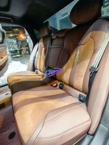 Funda de Asiento para Camión Compatible con <span class=keywords><strong>Volvo</strong></span> VNL VNR VNX VHD VAH 2019-Actualidad, Funda de Asiento de Tela de Lino y Cuero Resistente - Product Image 5