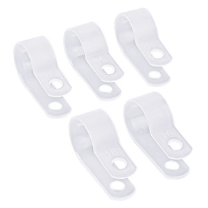 Clips de câbles en nylon de type LTS R 16 mm pour la gestion du câblage et la fixation des fils - Product Image 2