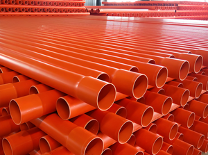 Conduit de câblage électrique flexible Qianxin en CPVC haute pression <span class=keywords><strong>100</strong></span> <span class=keywords><strong>mm</strong></span> 200 <span class=keywords><strong>mm</strong></span> orange, conduit de câblage souterrain, <span class=keywords><strong>tuyau</strong></span> MPP, norme ISO - Product Image 6