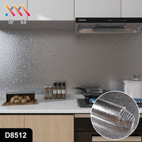 Autocollant mural amovible pour cuisine moderne, vinyle auto-adhésif, imperméable, résistant à la chaleur, anti-graisse, 60 cm * 3 m