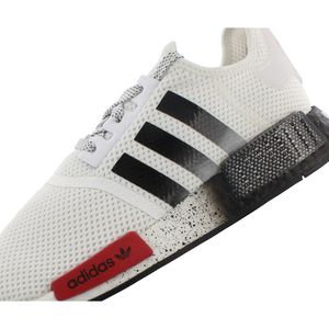 Chaussures Adidas NMD_R1 pour homme, taille 11,5, couleur : blanc nuage/rouge/noir cœur - Product Image 2