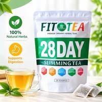 Meilleur Thé Minceur Rapide Personnalisé Winstown Chine Tisane en Sachet Vert Marque Privée 28 Jours Fit Slim Tea pour Femmes Brûle-Graisse Ventre Plat