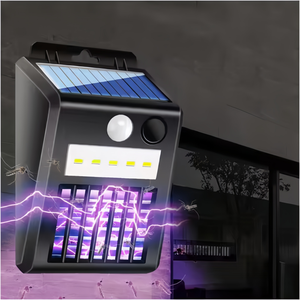 Esta lámpara solar 2 en 1 para acampar y matamosquitos cuenta con un sensor de cuerpo humano, es impermeable para uso en exteriores. - Product Image 6