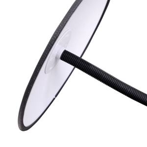 Miroir grand <span class=keywords><strong>angle</strong></span> antivol d'intérieur en acrylique 2 mm noir, support en U pliable, léger et sans dos - Product Image 4