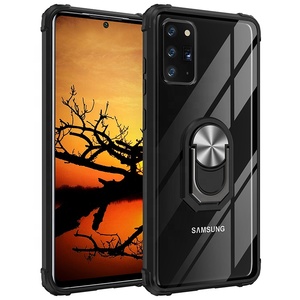 en métal support de bague magnétique transparent antichoc téléphone portable couverture arrière Pour Samsung <span class=keywords><strong>galaxy</strong></span> note 20 - Product Image 3