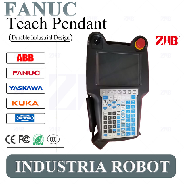 Industrial Robot A05B-2256-C101#EAW Handheld Programmer Teach Pendant for R-30IB Series Control Cabinets One Year Warranty
