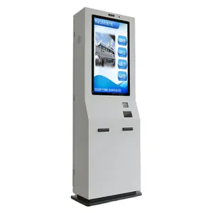 Crtly Hot sale outdoor parking lot ticket machine mount 32 inch multi-function ticket vending 24/7 kiosk