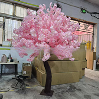 Branches de cerisier artificielles en soie faite à la main, écologiques, rouge, rose, blanc, pour Noël et le Nouvel An