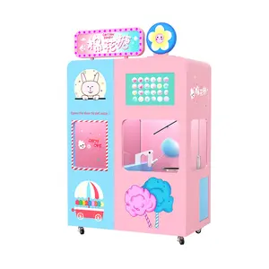 Prosky New Floss Flower Vending Automatic Cotton Candy Making Machine Make Big And Small Flower