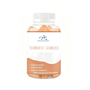 Gomitas de Suplementos Herbales, Gomitas de Cúrcuma, Procesamiento OEM Personalizado - Product Image 1