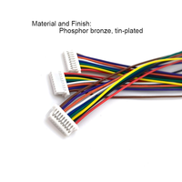 Harnes kabel colokan perempuan JST SH ZH kustom PH XH 1.0mm-2.54mm Pitch 2/3/4/5/6 Pin untuk peralatan rumah otomotif elektronik