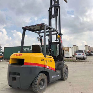 Chariot élévateur d'occasion TCM FD25T3 2,5-15 tonnes, alimentation CA, fabrication japonaise, haute efficacité, en stock à prix avantageux - Product Image 1