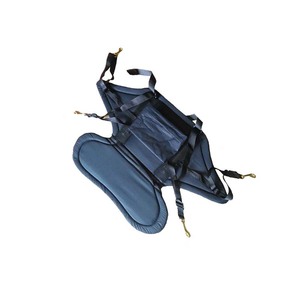 Cojín de asiento en forma de U con correas para deportes acuáticos al aire libre, uso en botes y kayaks, diseño ergonómico relleno de espuma, material de poliéster y algodón - Product Image 4