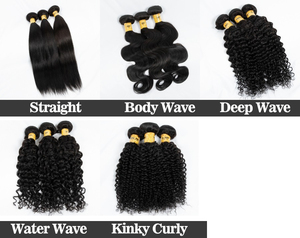 100% 人发马来西亚水波雷米处女发无缠结无脱落批发蒙娜发编织 - Product Image 3