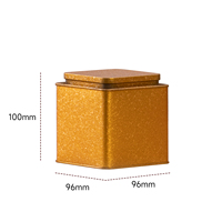 Boîte en métal de qualité supérieure en vente en gros Biscuit Matcha thé vert en vrac emballé en étain