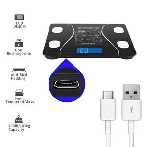 Digital for <b>Square</b> Body Scale up to 180 Kg Body Fat Scales - Product Image 4