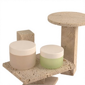 Flacon applicateur double couche en plastique PP de 50-100-200g pour crème de nuit, masque de sommeil <span class=keywords><strong>et</strong></span> boue réparatrice - Product Image 1