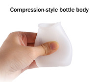 Kuas Oles Silikon dengan Botol Minyak, Peralatan Barbekyu untuk Berkemah di Luar Ruangan, Botol Minyak dan Kuas Silikon dalam Satu Botol