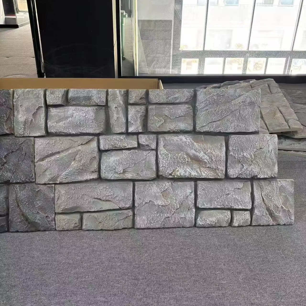 stone wall panel mold pu artificial polyurethane