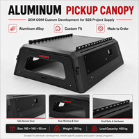 Custom Aluminum 4x4 Waterproof Truck Canopy for Ram 2500/3500 Desert Camping Gear Storage OEM ODM Project Supply
