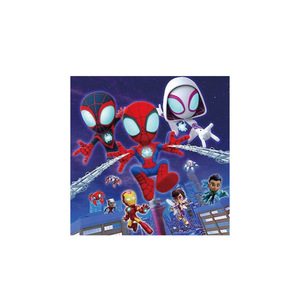 Nuove Decorazioni per Feste di Compleanno <span class=keywords><strong>Spider</strong></span>-Man e i Suoi Fantastici Amici, Stoviglie per Feste di Compleanno per Bambini, Vassoio di Carta, Bicchiere, Tovaglioli, Tovaglia - Product Image 4